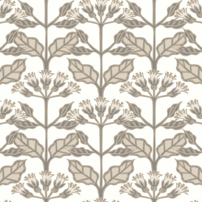 Tracery Blooms Wallpaper by Ronald Redding Wallpaper