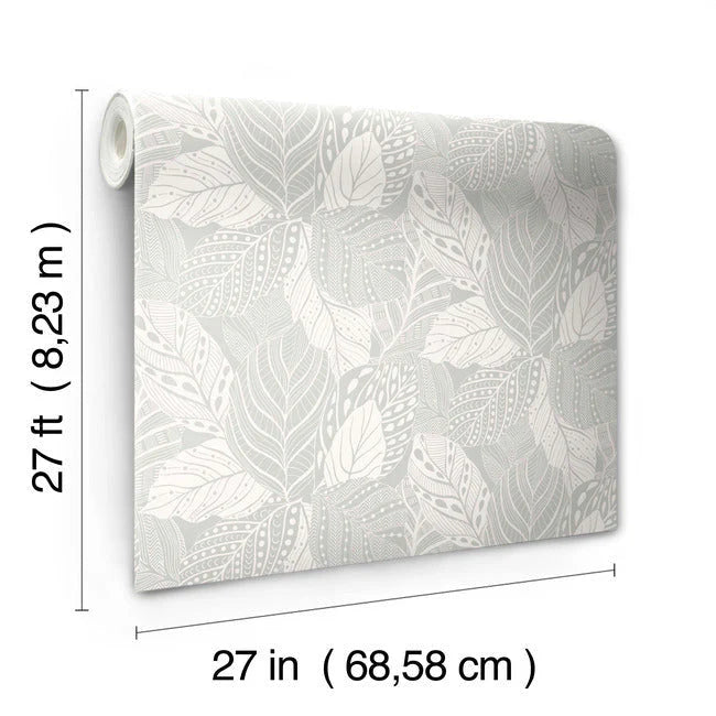 Vinca Wallpaper by Greenhouse Wallpaper