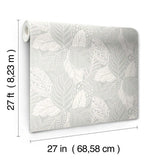 Vinca Wallpaper by Greenhouse Wallpaper