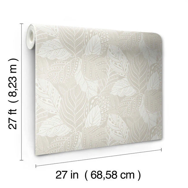 Vinca Wallpaper by Greenhouse Wallpaper