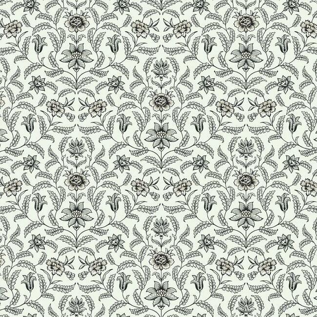 Vintage Blooms Wallpaper by Grandmillennial Wallpaper