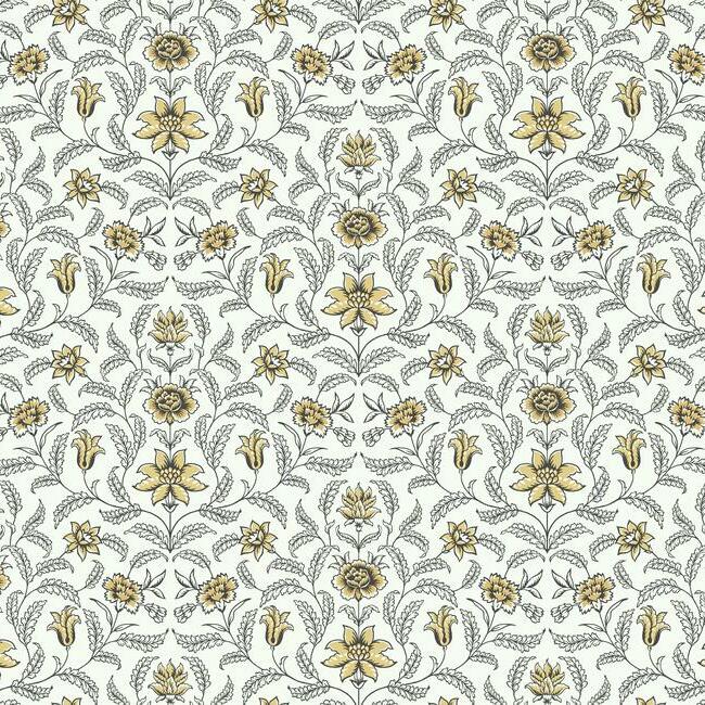 Vintage Blooms Wallpaper by Grandmillennial Wallpaper