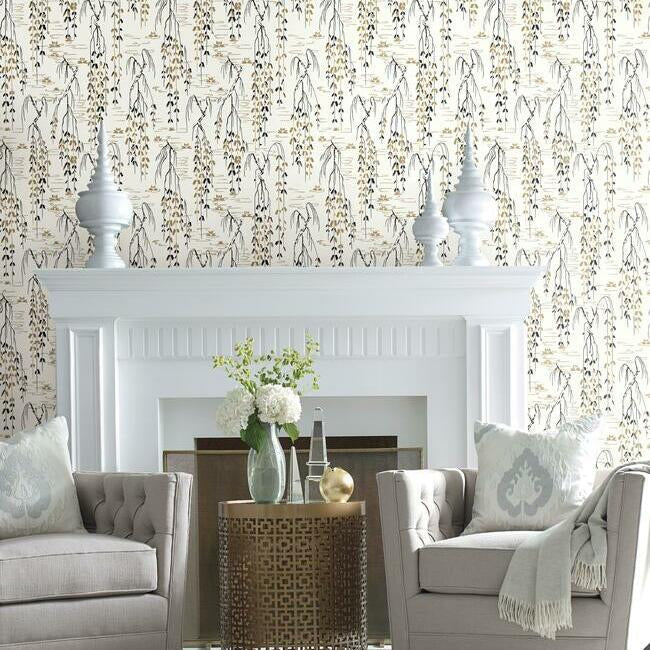 Willow Branches Wallpaper by Ronald Redding Wallpaper