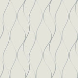 Wavy Stripe Wallpaper by Antonina Vella Wallpaper