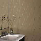 Wavy Stripe Wallpaper by Antonina Vella Wallpaper