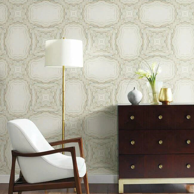 Stone Kaleidoscope Wallpaper by Antonina Vella Wallpaper