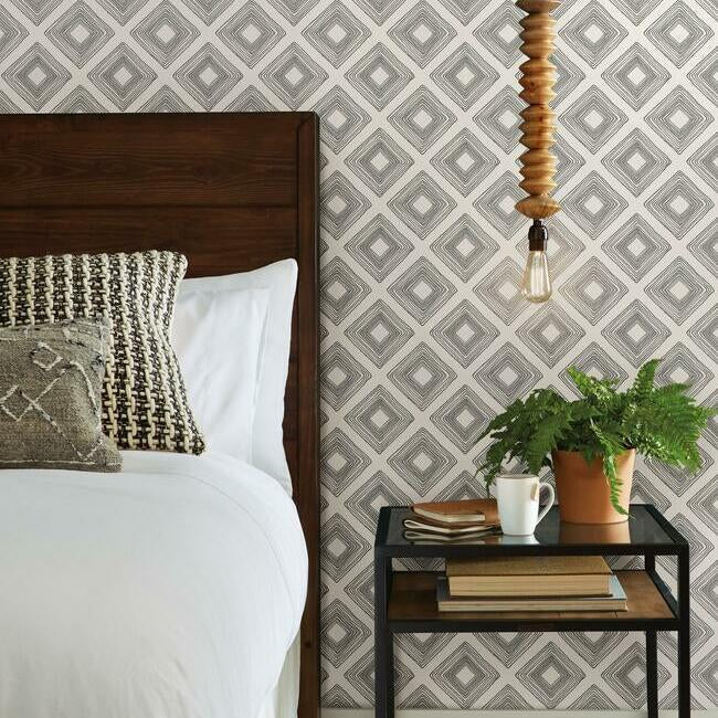Diamond Sketch Wallpaper by Magnolia Home Vol. 2
