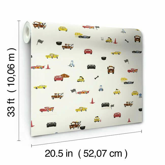 Disney and Pixar Cars Racing Spot Wallpaper by Disney Kids Vol. 4