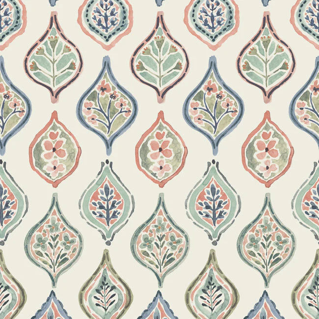Marketplace Motif Wallpaper by Mediterranean