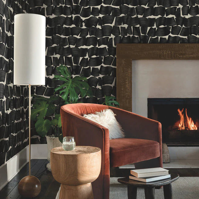 Brushed Ink Wallpaper by New Origins