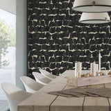 Brushed Ink Wallpaper by New Origins