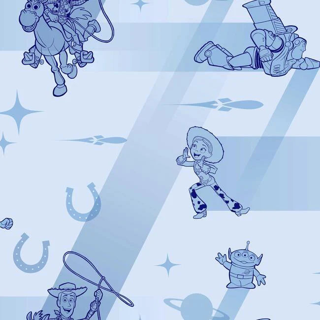 Disney and Pixar Toy Story 4 Retro Wallpaper by Disney Kids Vol. 4 (Copy)