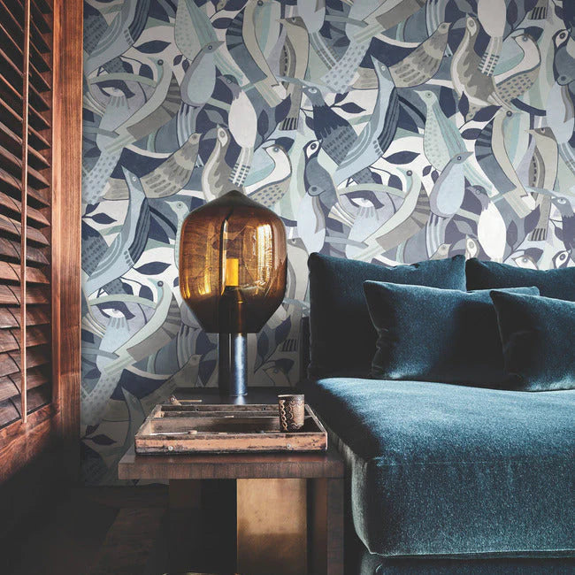 Fauvist Flock Wallpaper by Artistic Abstracts