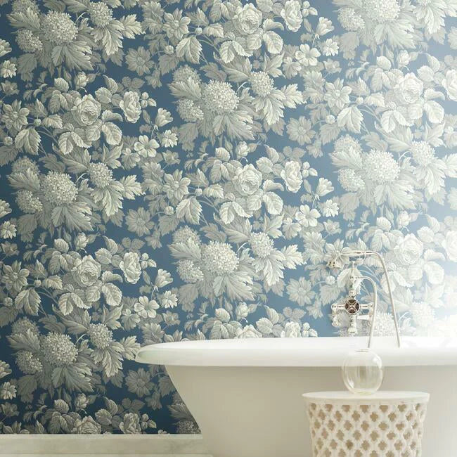 Antique Floral Sure Strip Wallpaper by Legacy