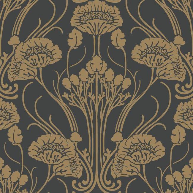 Nouveau Damask Wallpaper by Antonina Vella Wallpaper