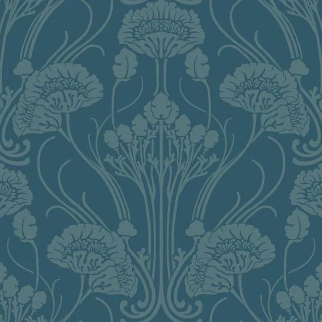 Nouveau Damask Wallpaper by Antonina Vella Wallpaper