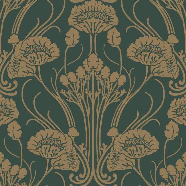 Nouveau Damask Wallpaper by Antonina Vella Wallpaper