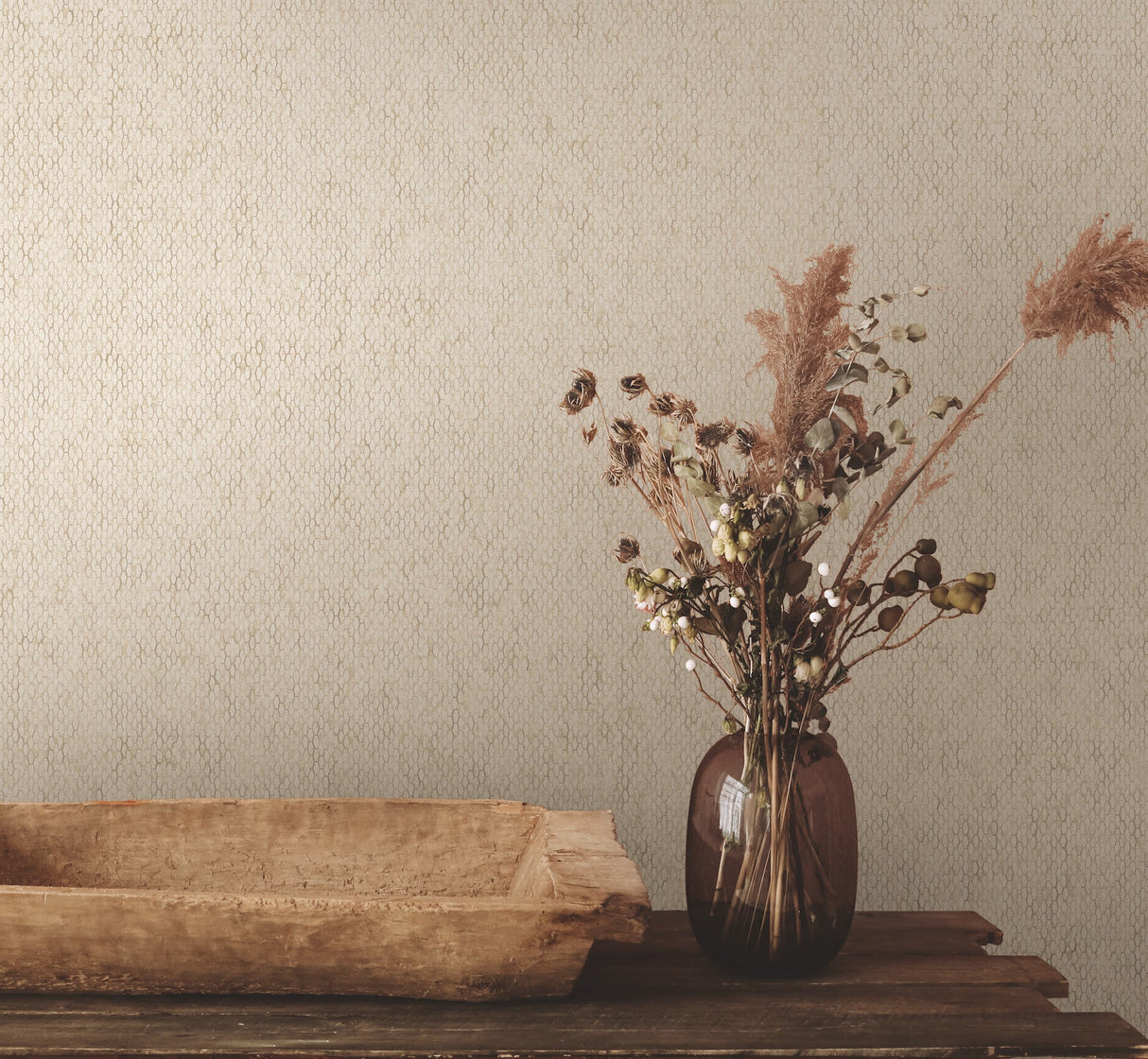 Stretched Hexagons Wallpaperr by Fomations