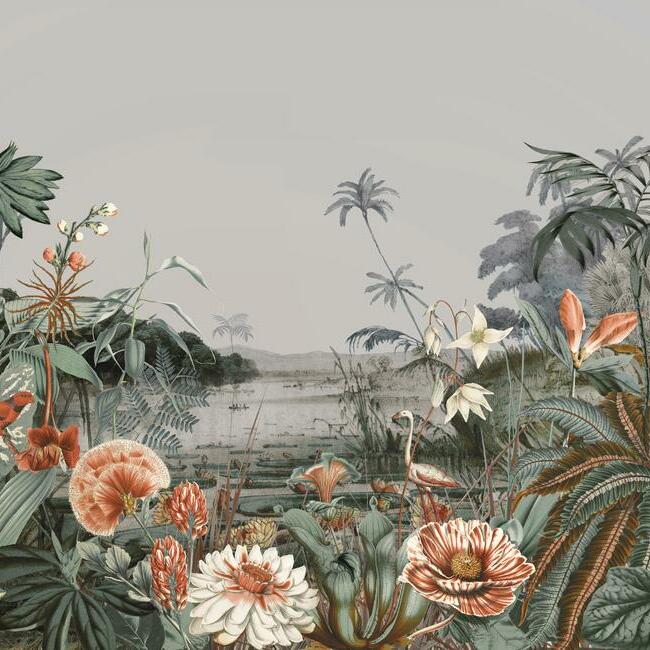 Floating Gardens Wall Mural by Mural Resource Library