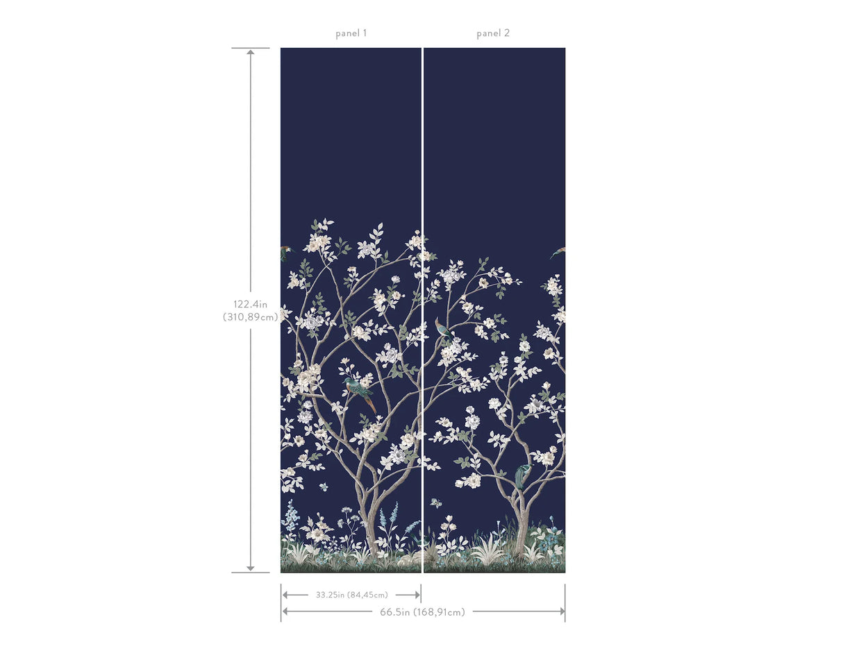 Lingering Garden Wallpaper Mural by Mural Resource Library