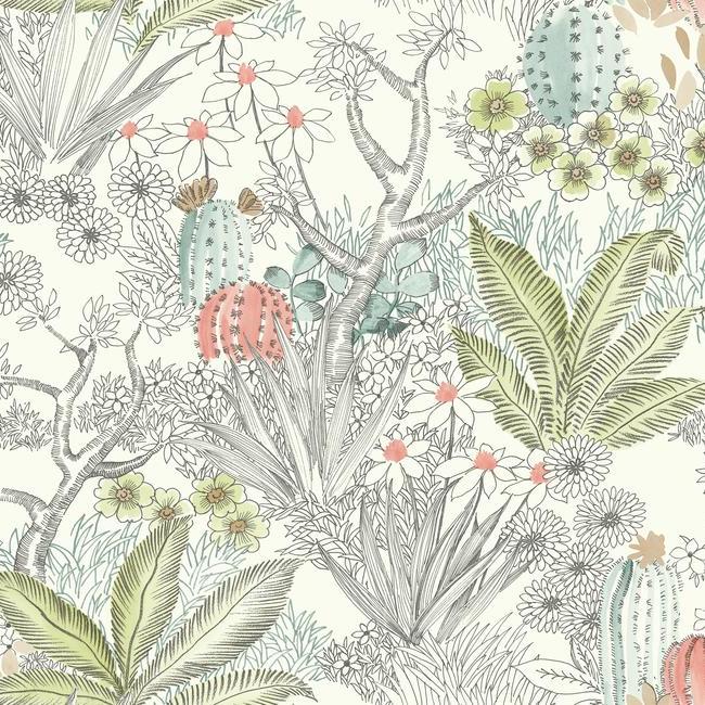 Flowering Desert Wallpaper by Open Sheet