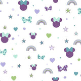 Disney Minnie Mouse Rainbow Wallpaper by Disney Kids Vol. 4