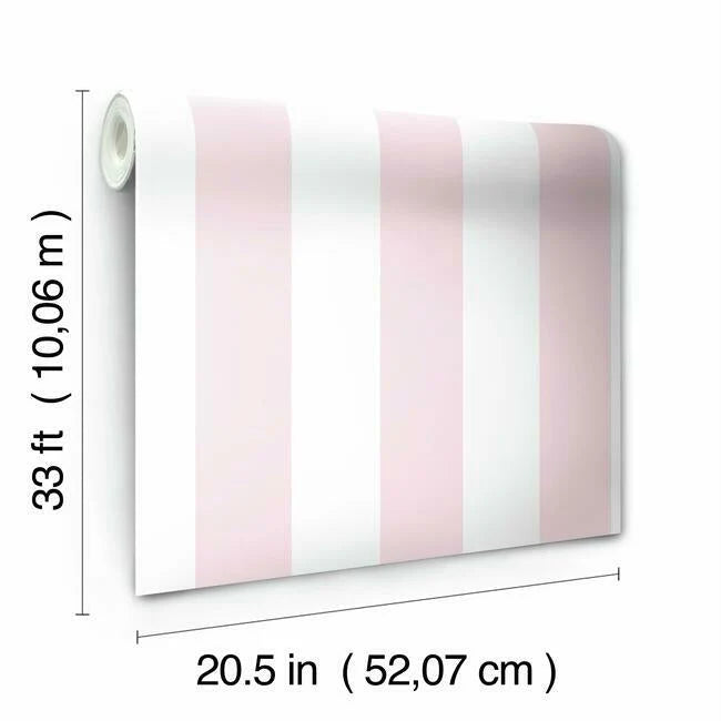 Disney Princess Silk Stripe Wallpaper by Disney Kids Vol. 4