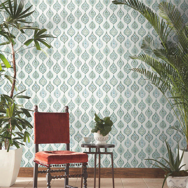 Marketplace Motif Wallpaper by Mediterranean