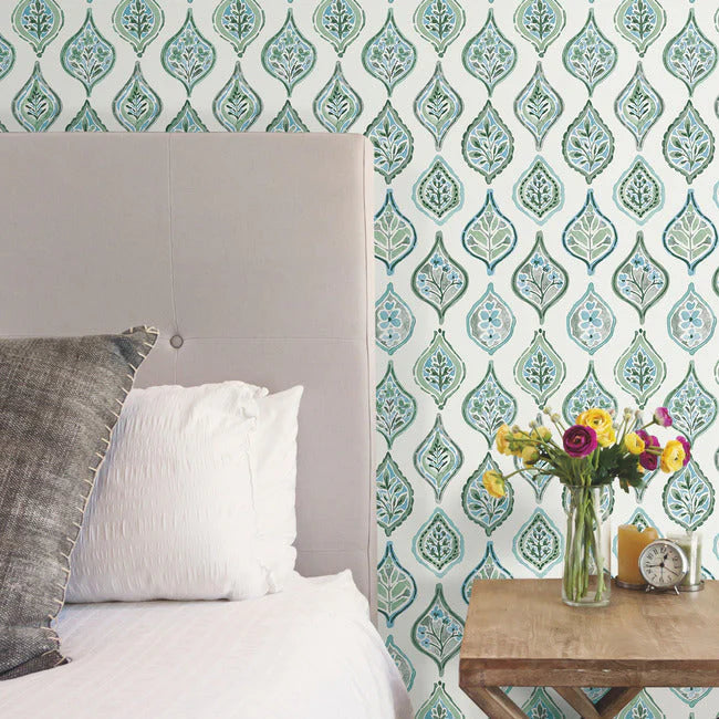 Marketplace Motif Wallpaper by Mediterranean