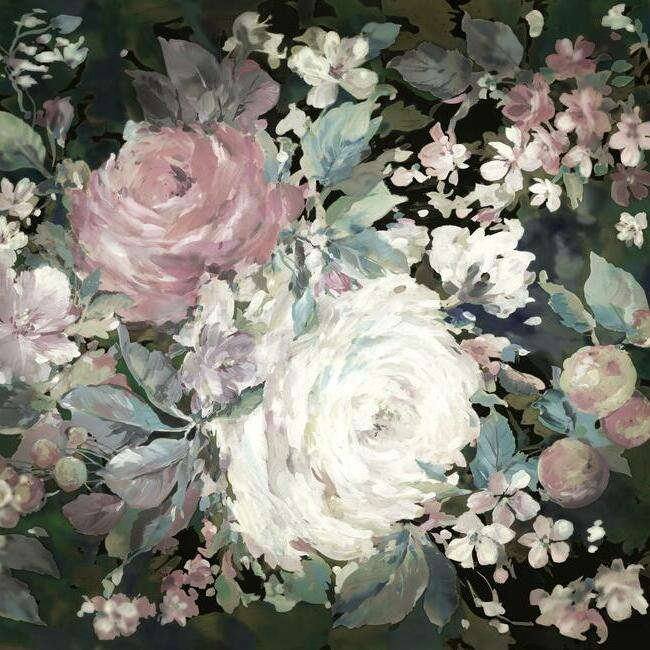 Impressionist Floral Wall Mural by Mural Resource Library