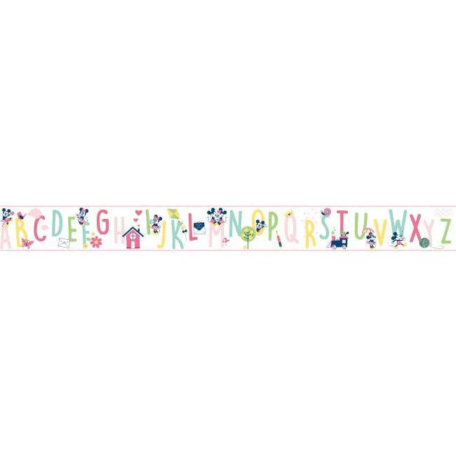 Disney Mickey Mouse ABC Wallpaper Border by Disney Kids Vol. 4