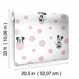 Minnie Dots Wallpaper by Disney Kids Vol. 4