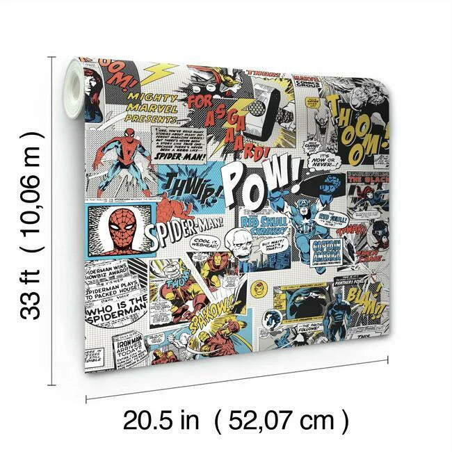 Marvel Comics Pow Wallpaper by Disney Kids Vol. 4