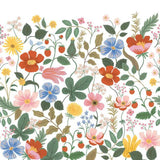 Strawberry Fields Premium Peel and Stick Wall Mural by Rifle Paper Co. Third Edition