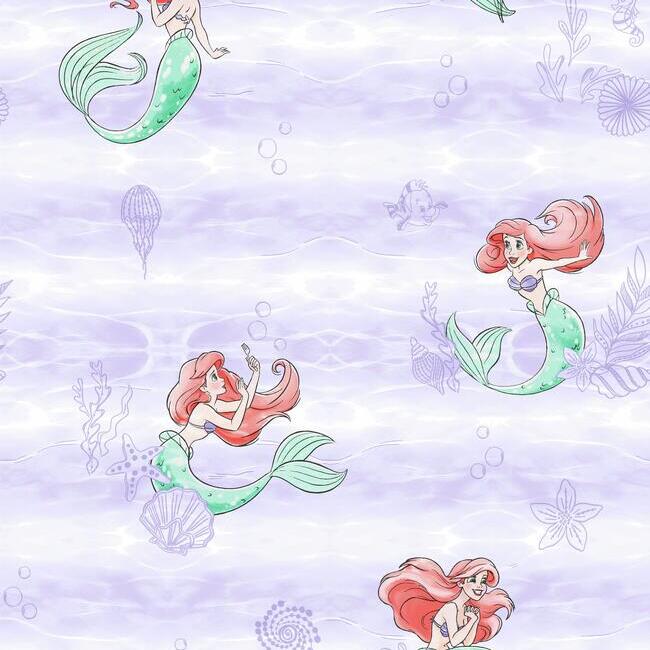 Disney The Little Mermaid Swim Wallpaper by Disney Kids Vol. 4