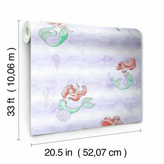 Disney The Little Mermaid Swim Wallpaper by Disney Kids Vol. 4