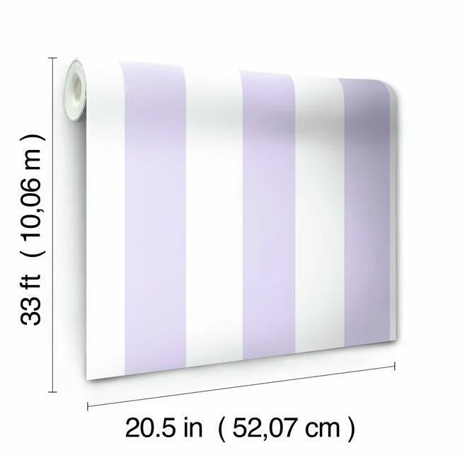 Disney Princess Silk Stripe Wallpaper by Disney Kids Vol. 4