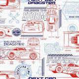 Disney and Pixar Cars Schematic Wallpaper by Disney Kids Vol. 4