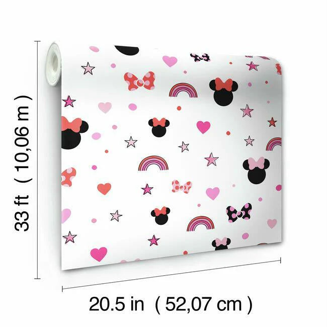 Disney Minnie Mouse Rainbow Wallpaper by Disney Kids Vol. 4