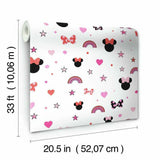 Disney Minnie Mouse Rainbow Wallpaper by Disney Kids Vol. 4