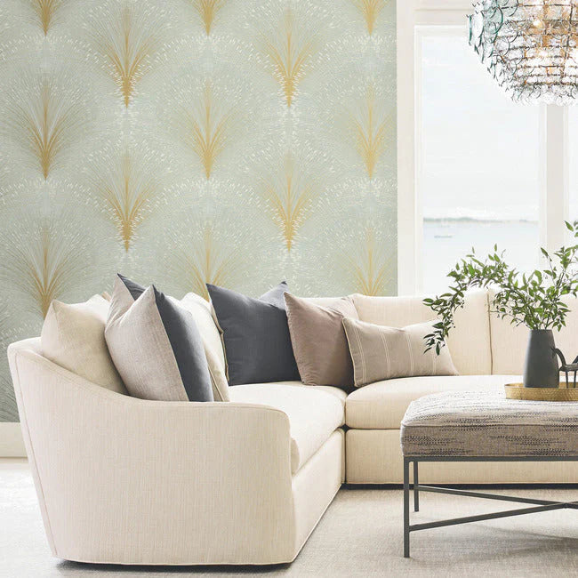 Papyrus Plume Wallpaper by New Origins