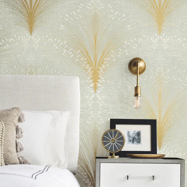 Papyrus Plume Wallpaper by New Origins