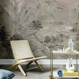 Misty Mountain Wall Mural by Mural Resource Library