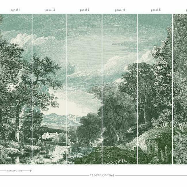 Provincial Scenic Wall Mural by Mural Resource Library