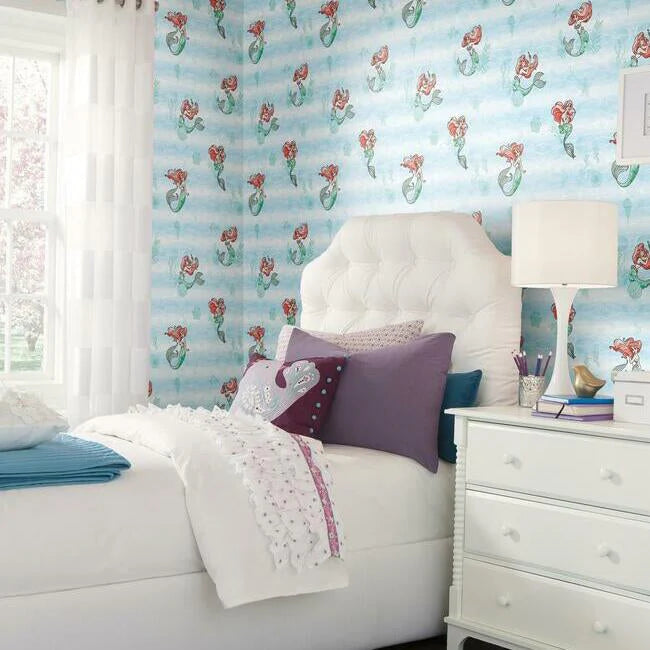 Disney The Little Mermaid Swim Wallpaper by Disney Kids Vol. 4
