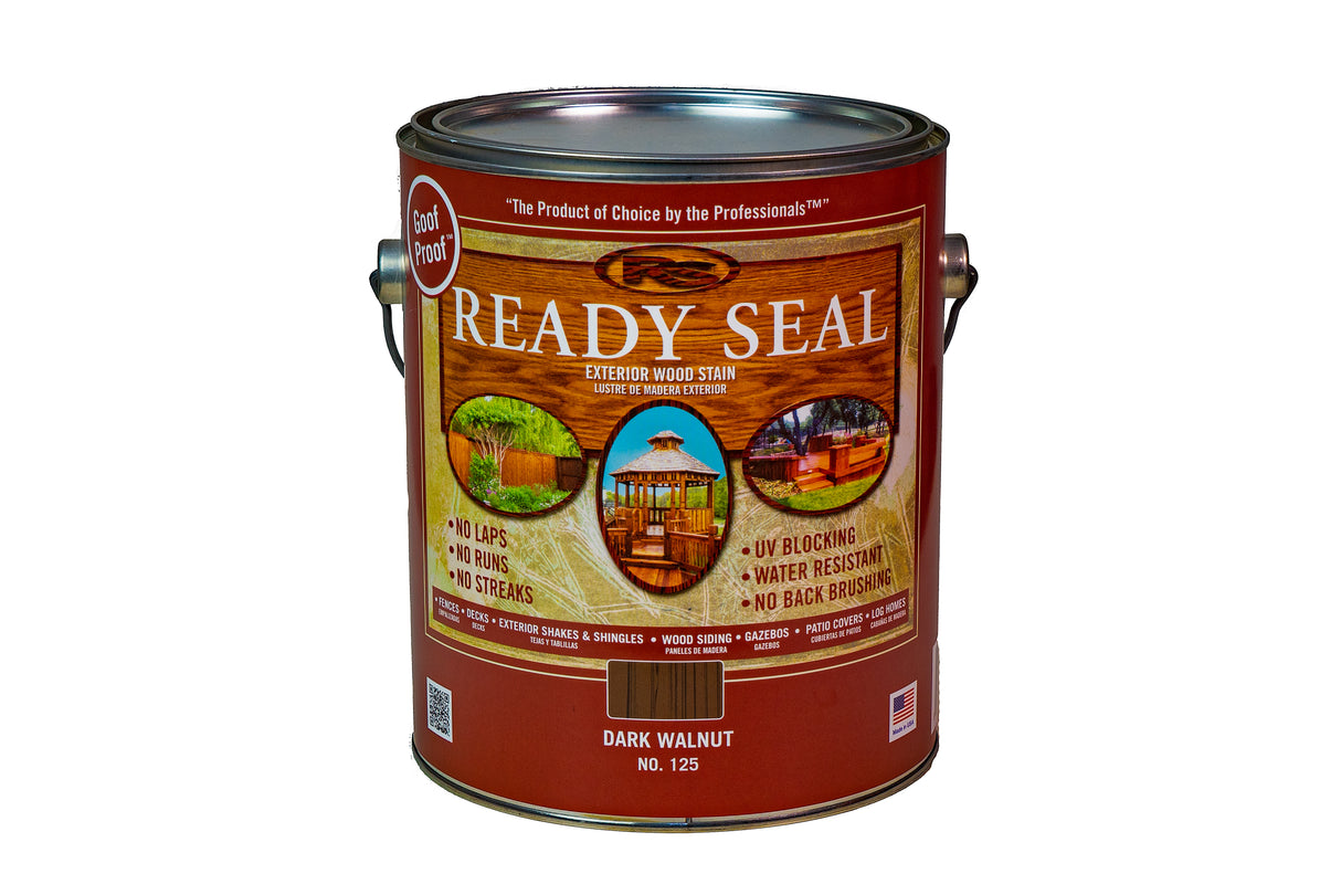 READY SEAL Wood Stain & Sealer Dark Walnut 125