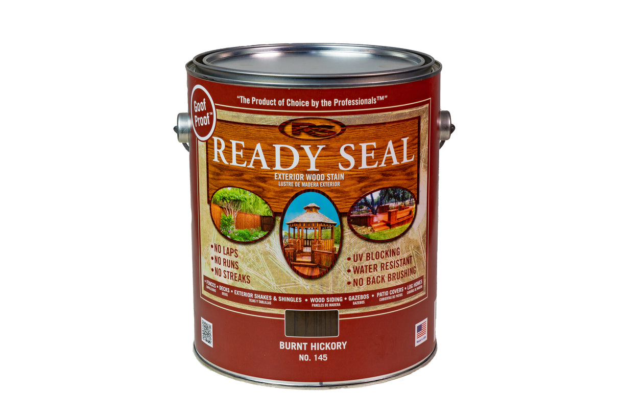 READY SEAL Wood Stain & Sealer Burnt Hickory 145